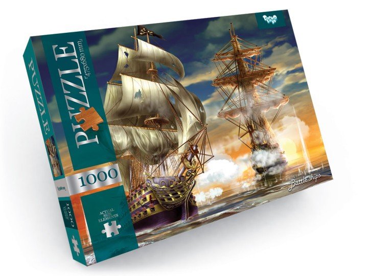 Пазли "Військові кораблі", 1000 ел