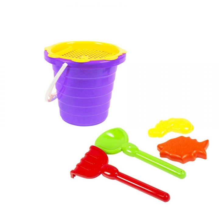 Пісочний набір, середній (фіолетовий)