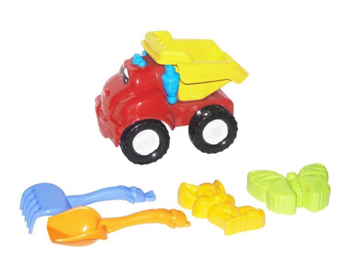 Машинка "Смайл самоскид №2" (червона)