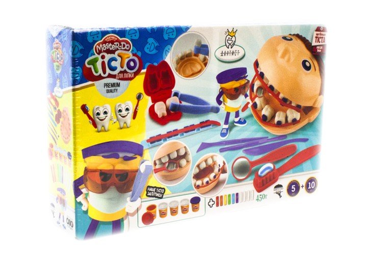Набір тіста для ліплення "Master-Do: Дантист" (укр)