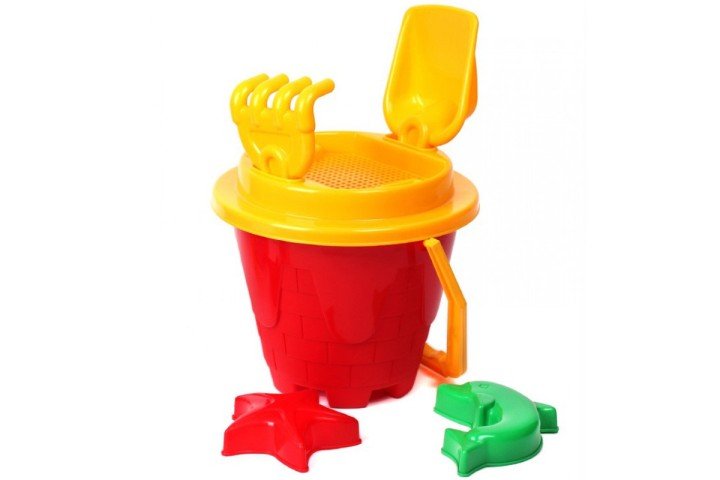 Набір пісочний "Замок Технок", червоний