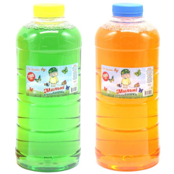 Розчин для мильних бульбашок, 1000 мол (зелений)