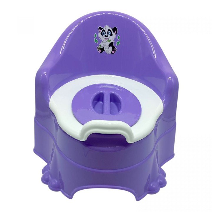 Горщик дитячий (фіолетовий) (різні наліпки)