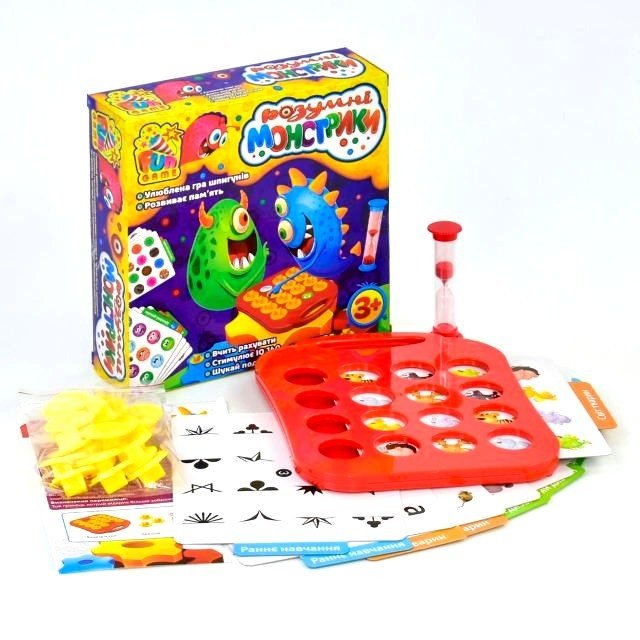 Настільна гра "Розумні монстрики"