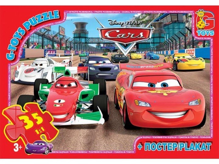 Пазли "Тачки", 35 ел