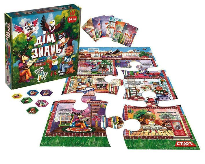 Настільна гра "Будинок знань" (укр)