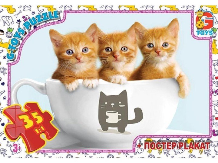 Пазли "Домашні вихованці", 35 їв