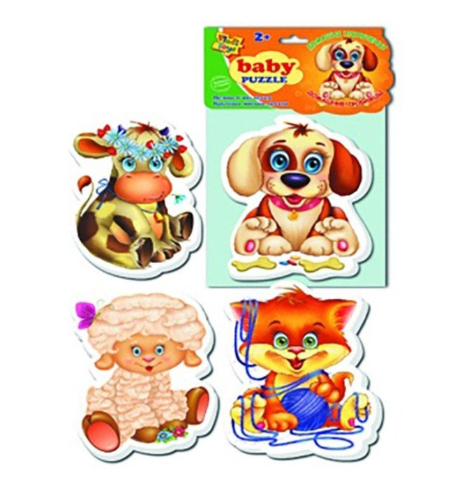 Бебі пазли "Домашні вихованці"