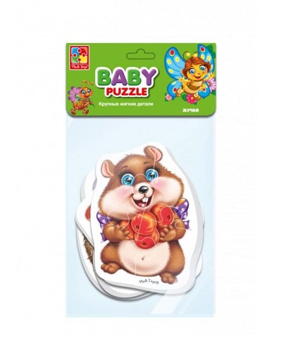 Бебі пазли "Пушистіки" (укр.)