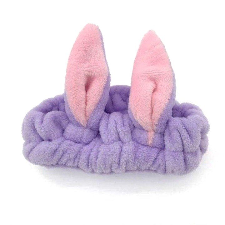 Плюшева пов'язка "Зайка" (бузковий)