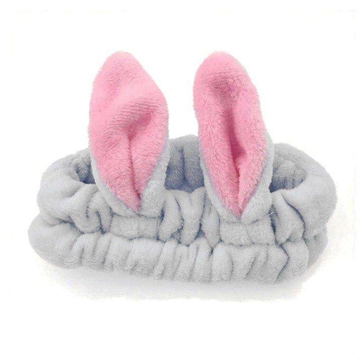 Плюшева пов'язка "Зайка" (сірий)