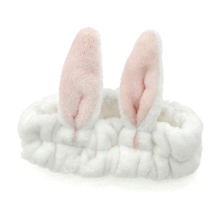 Плюшева пов'язка "Зайка" (білий)