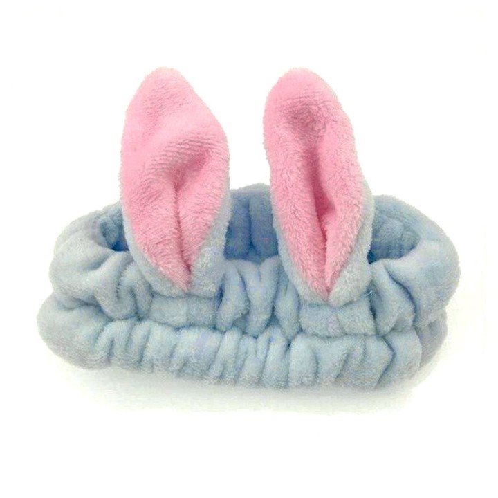 Плюшева пов'язка "Зайка" (блакитний)