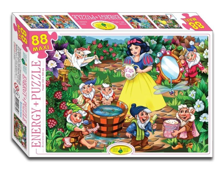 Пазли "Білосніжка", 88 елементів