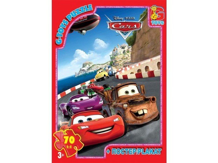 Пазли "Тачки" 70 ел