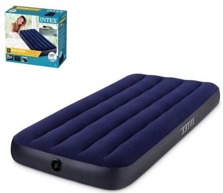 Велюровий матрац, одномісний, 76х191х25 см, в коробці