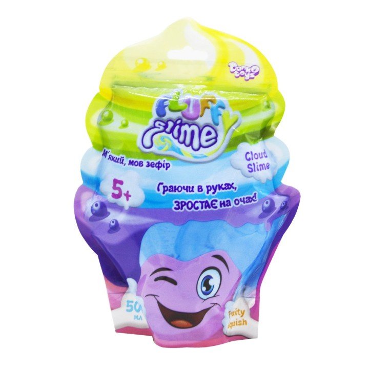 Слайм Fluffy Slime укр 500 г синій
