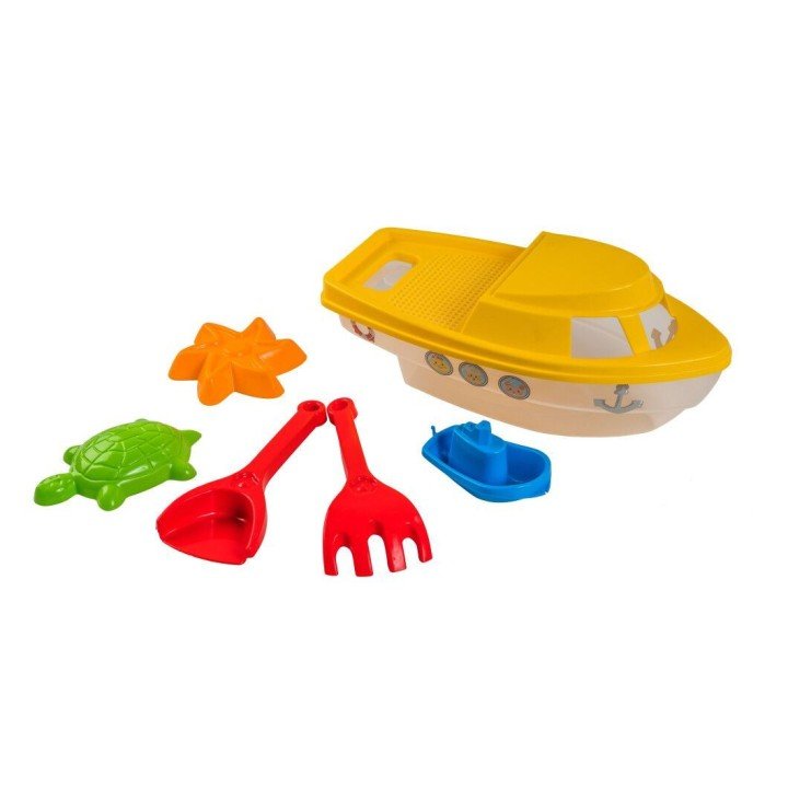 Пісочний набір "Кораблик" жовтий
