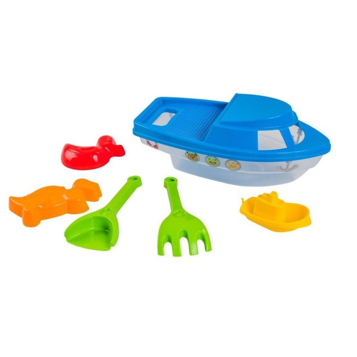 Пісочний набір "Кораблик" блакитний