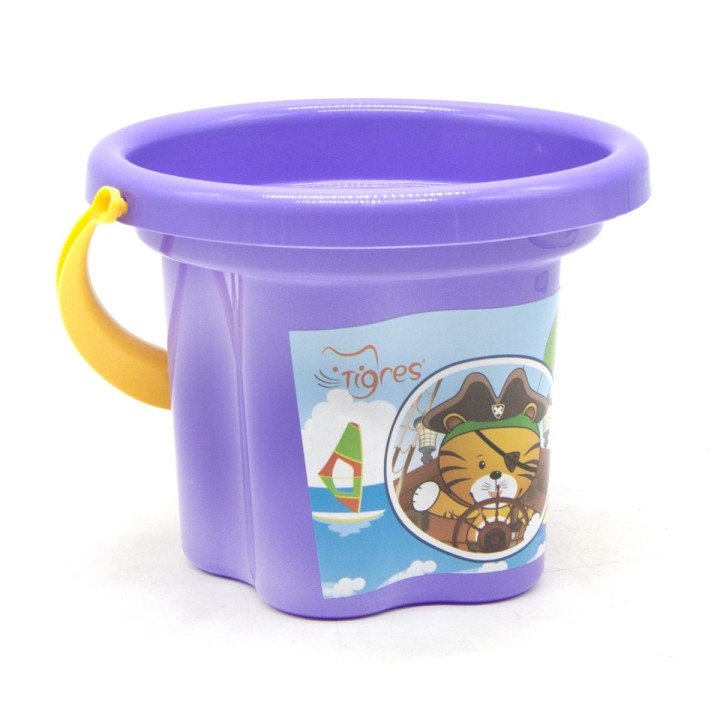 Відро пластикове "Квіточка", 1,5 л фіолетове