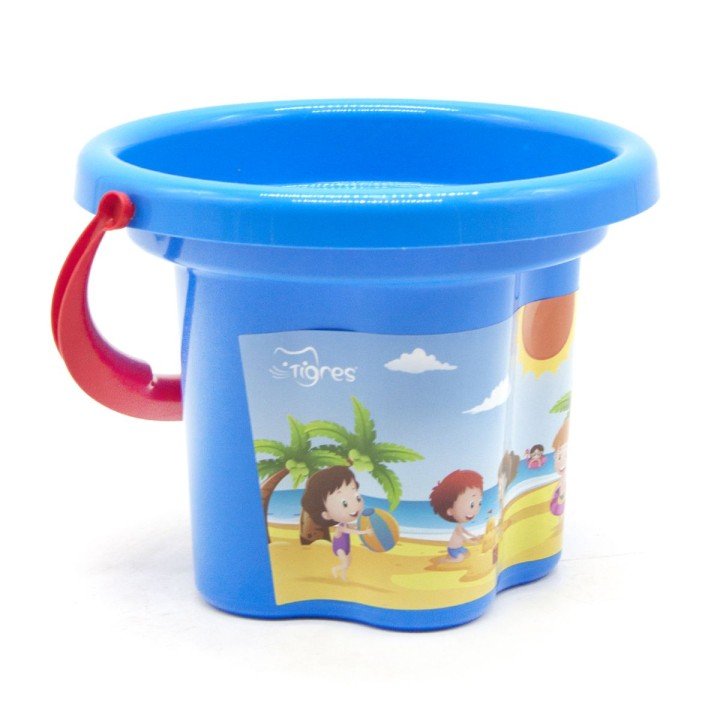 Відро пластикове "Квіточка", 1,5 л синє