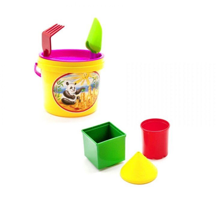 Пісочний набір, 7 предметів (жовтий)