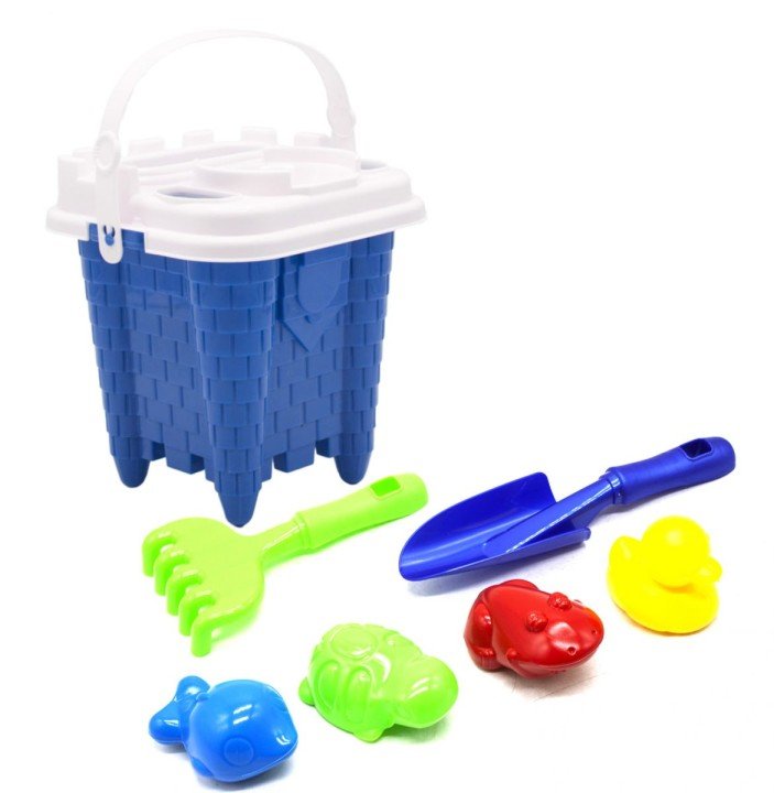 Дитячий пісочний набір "Вежа" синій