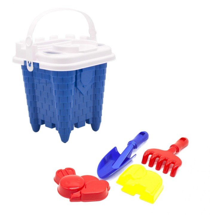 Дитячий пісочний набір "Вежа" синій