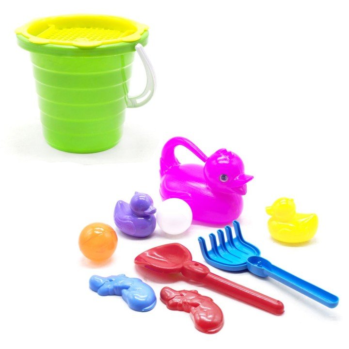 Пісочний набір з лійкою салатовий
