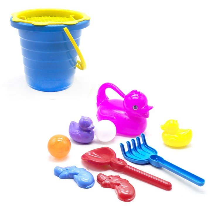 Пісочний набір з лійкою синій