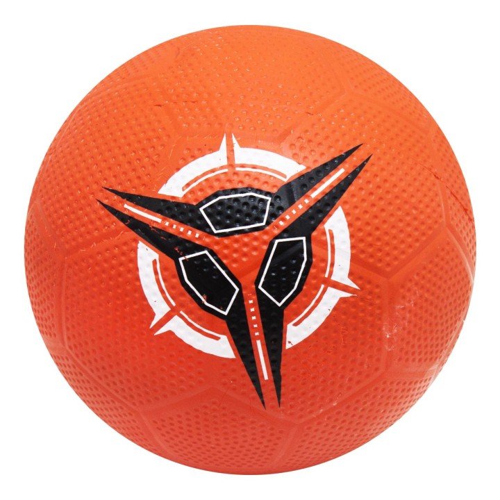 М'яч футбольний, гумовий, червоний