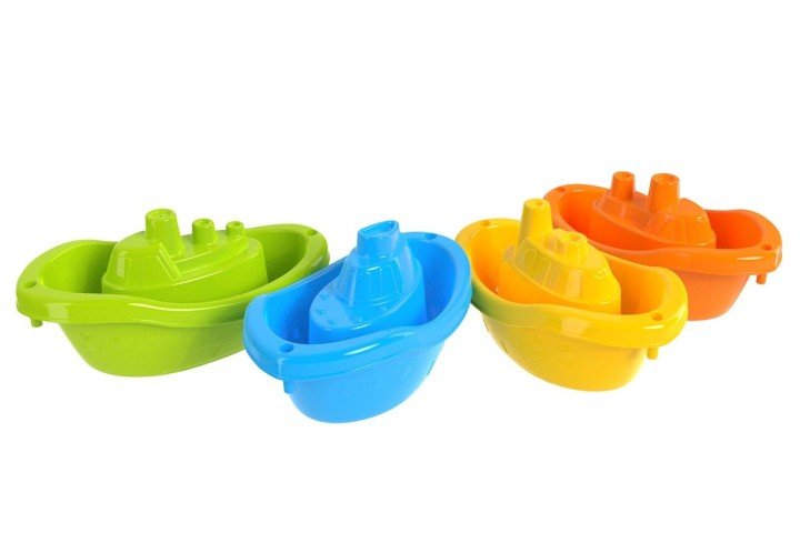 Кораблик для ванни, 4 штуки