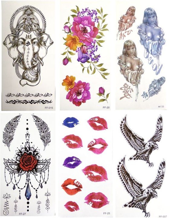 Набір тату "Середня. Мікс № 2"