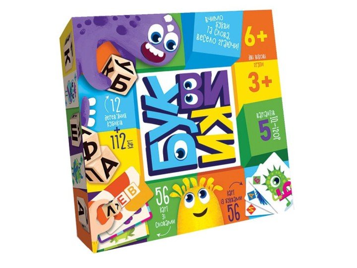 Настільна гра "Буквікі" (укр)