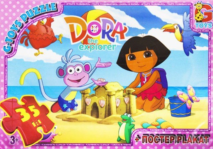 Пазли "Дора", 35 ел
