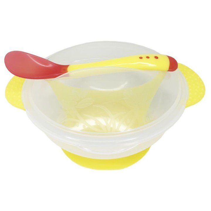 Набір для годування, прозорий, жовтий