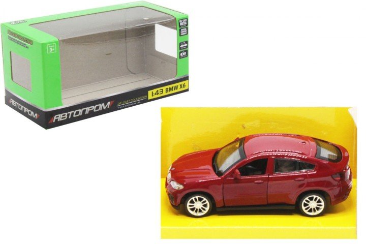 Машина металева "BMW X6", червоний