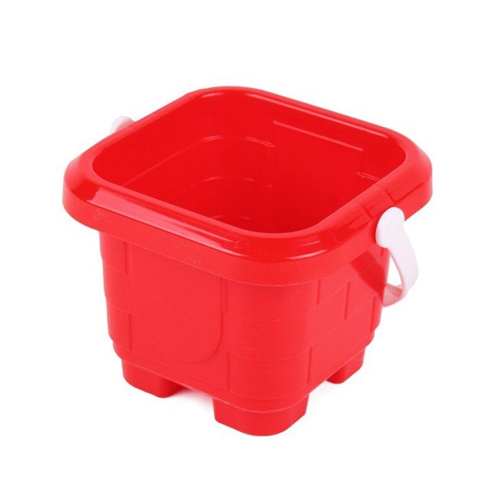 Пластикове відерце, червоне