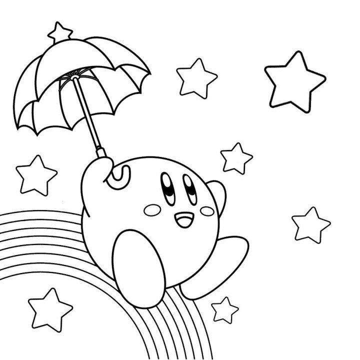 Розпис по полотну "Аніме. Дощик"