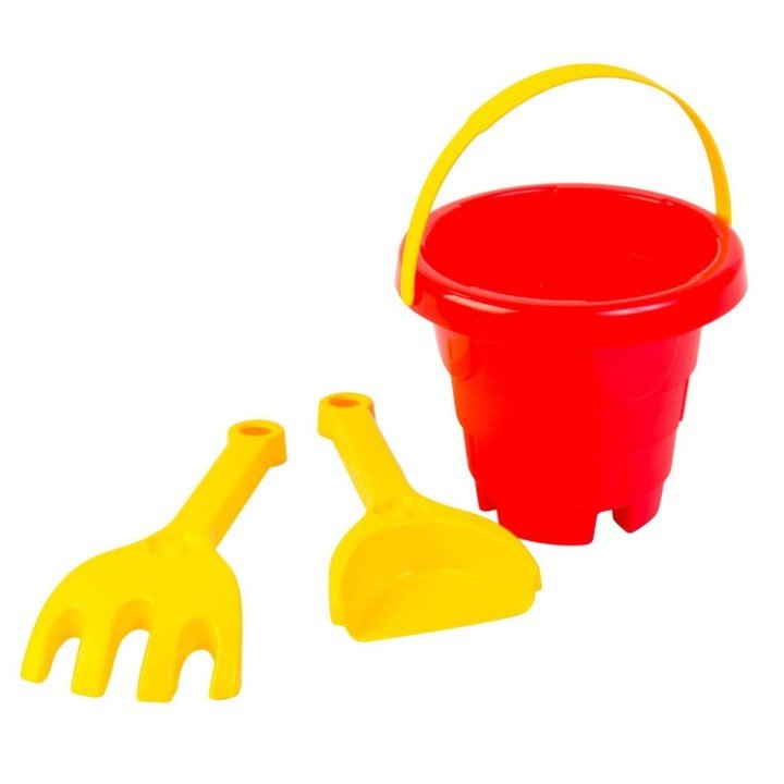 Набір для пісочниці "Вежа", червоний