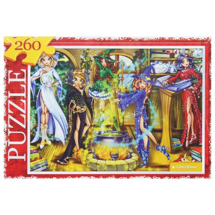 Пазли "Юні чаклунки", 260 елементів