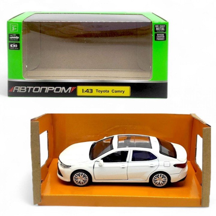 Машинка металева "Автопром: Toyota CAMRY", біла