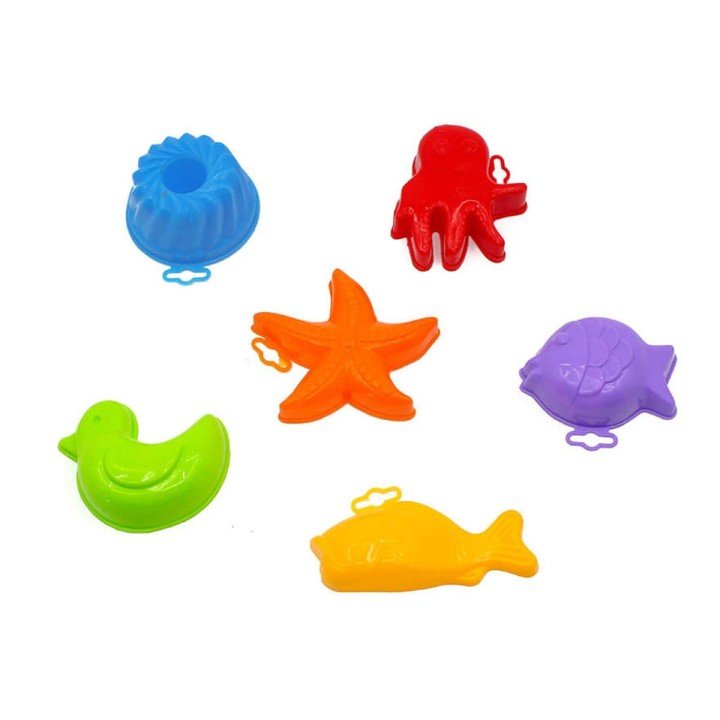 Пісочний набір "Пасочки: Море", 6 шт