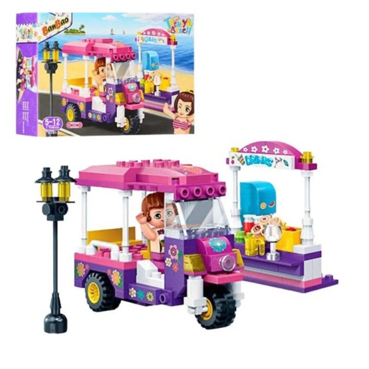 Конструктор пластиковий "Модний пляж: Трицикл", 165 дет