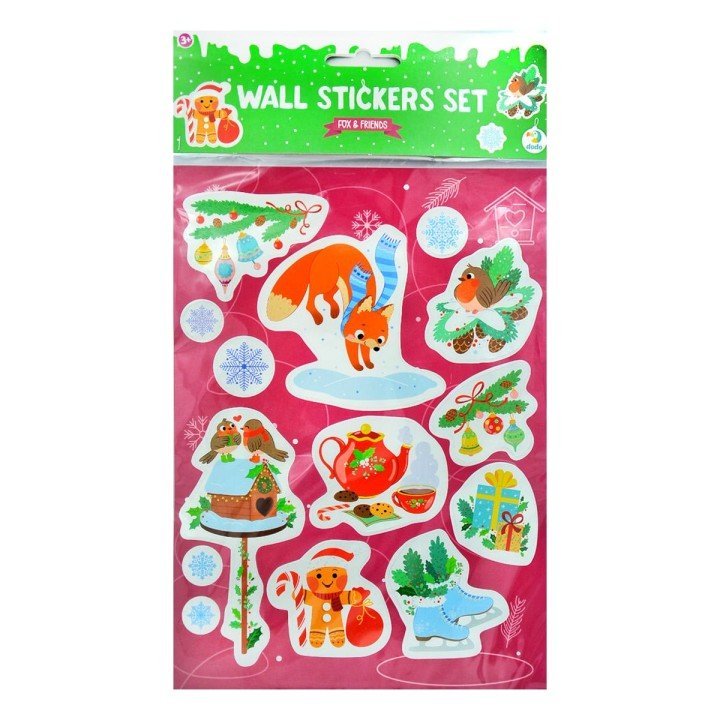 Набір інтерʼєрних наліпок "Лисичка та друзі"