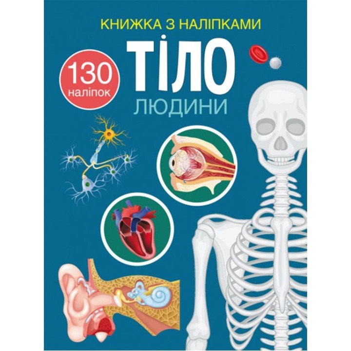 Книжка з наліпками "Тіло людини" (укр)