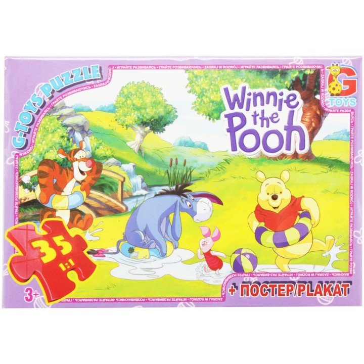 Пазли "Вінні Пух", 35 елементів + плакат