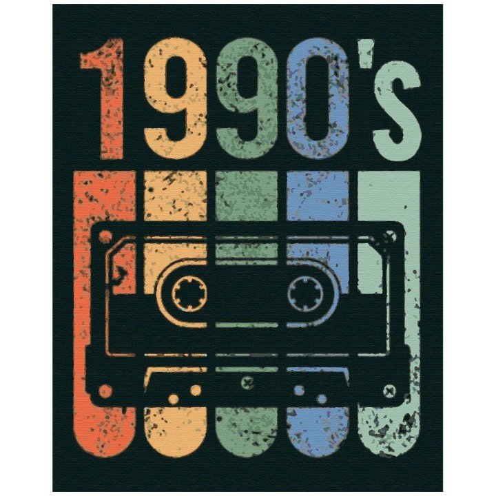 Картина за номерами "1990's"