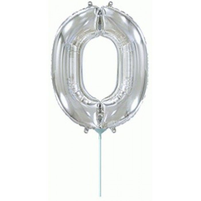 Кулька з фольги "Цифра 0"