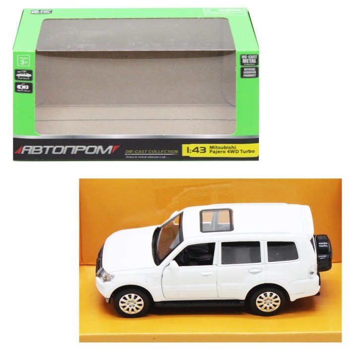 Машина АВТОПРОМ "Mitsubishi Pajero" білий